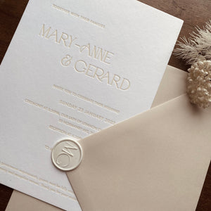Mary-Anne Wedding Invitation