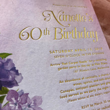 Nanette's Birthday Invitation