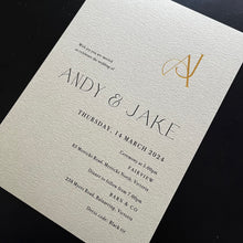 Andy & Jake Invitations