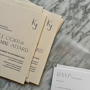 Kyle & Jasmine Invitations