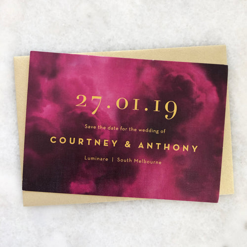Courtney + Anthony Save The Date