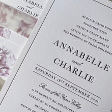 Annabelle + Charlie Wedding Invitation