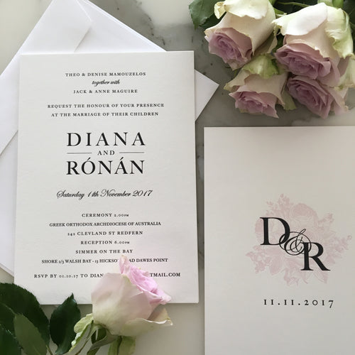 Diana's Wedding Invitations