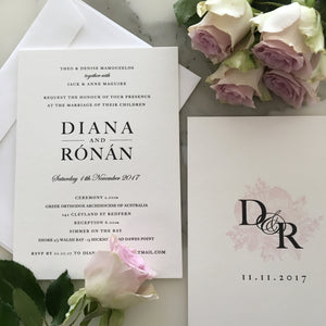 Diana's Wedding Invitations