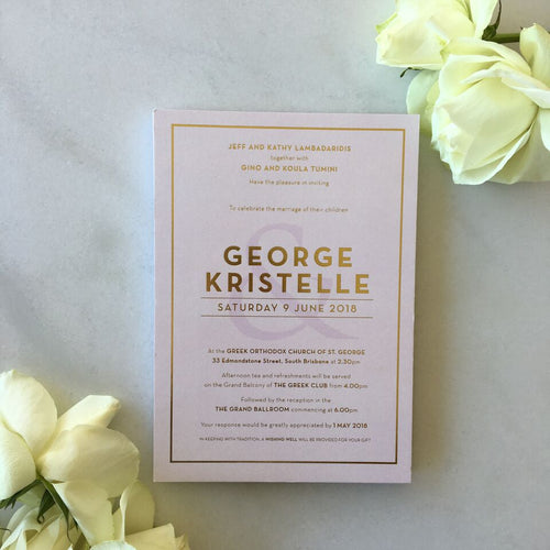 Kristelle's Wedding Invitations