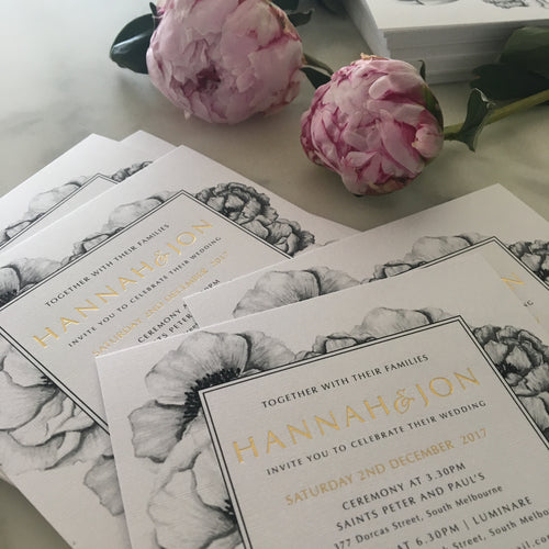 Hannah's Wedding Invitations