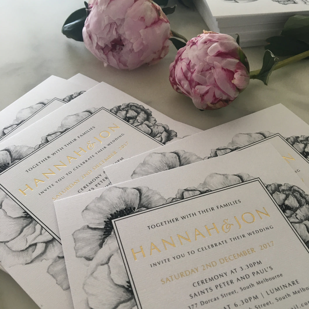 Hannah's Wedding Invitations