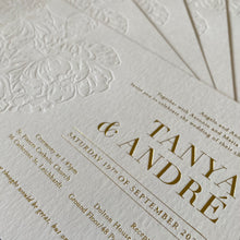Tanya + Andre Wedding Invitation