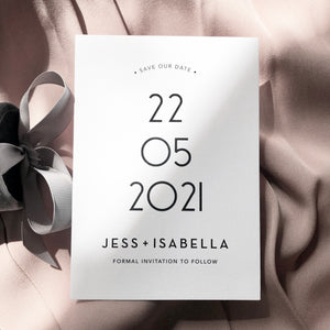 Jess & Isabella Save The Date