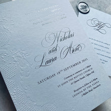 Laura + Nicholas Wedding Invitation